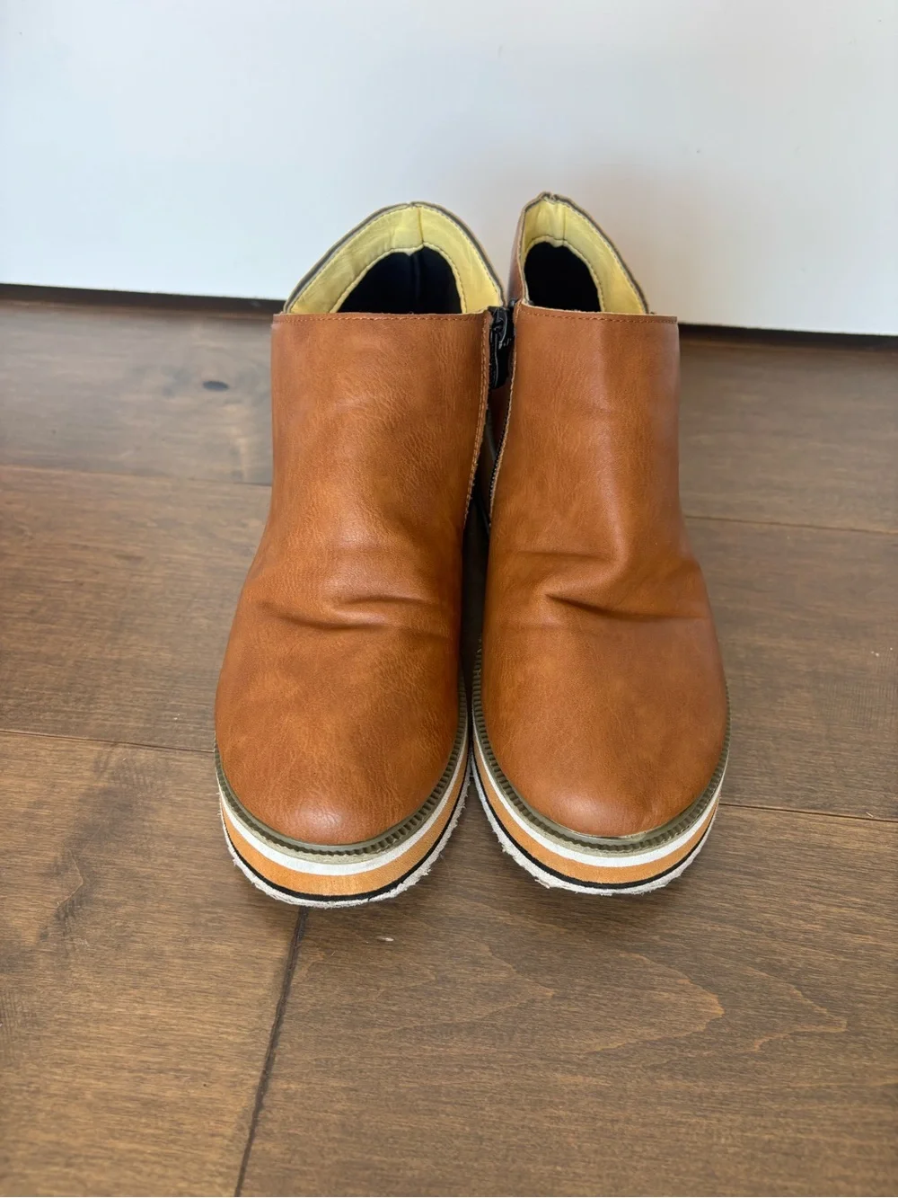 Wedge Bootie zip-On Shoe, 6.5